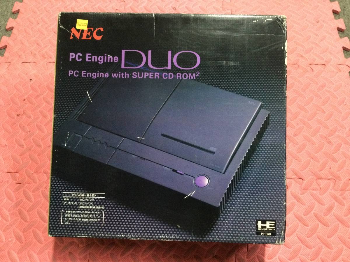 GN4046/120/0】ジャンク☆NEC PC Engine DUO 本体セット☆デュオ☆PCエンジン☆SUPER CD  ROM2☆レトロゲーム☆ゲーム機☆説明書付き☆