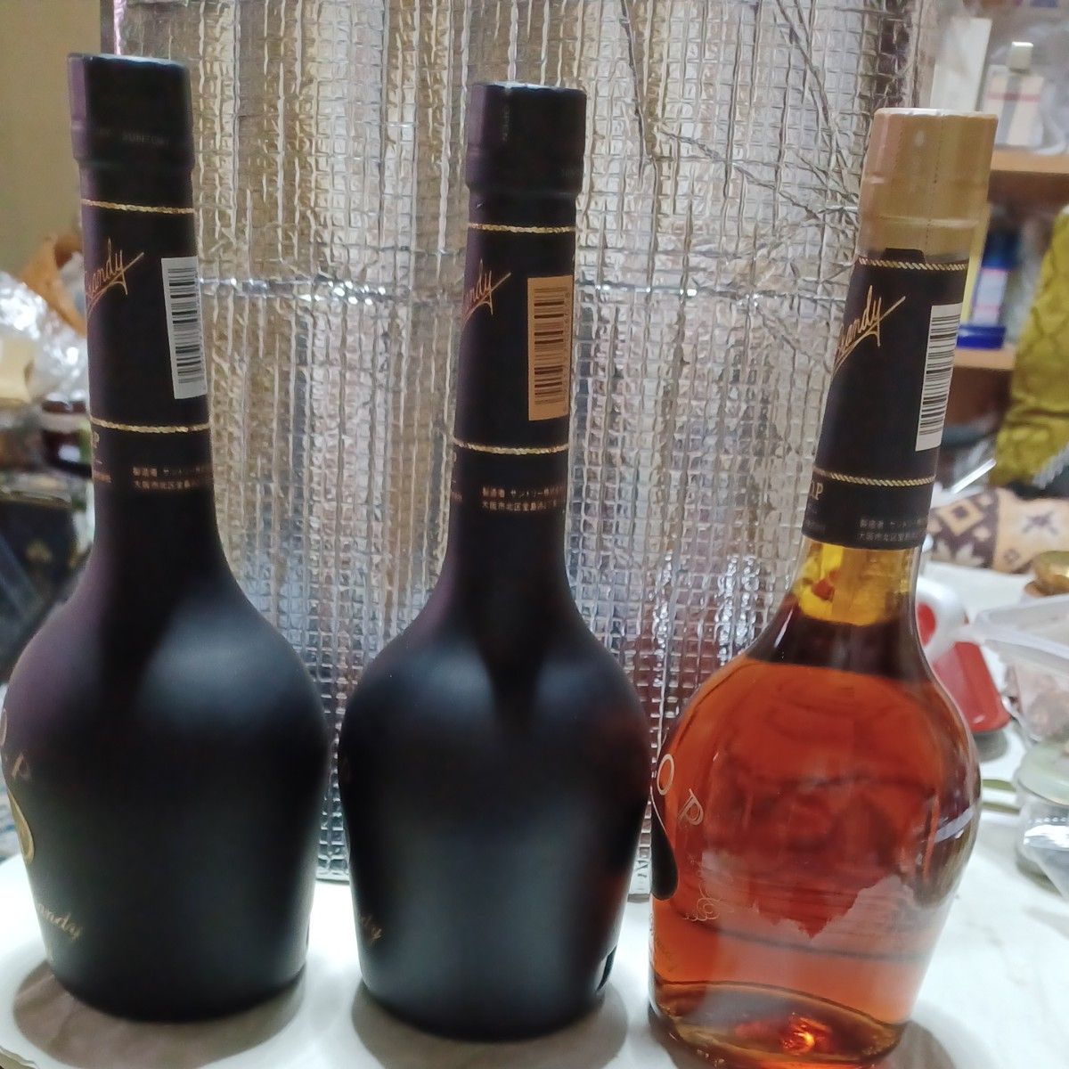サントリー ブランデーフロスティボトル VSOP 三本セットです サントリー ブランデーフロスティボトル VSOP 三本セットです