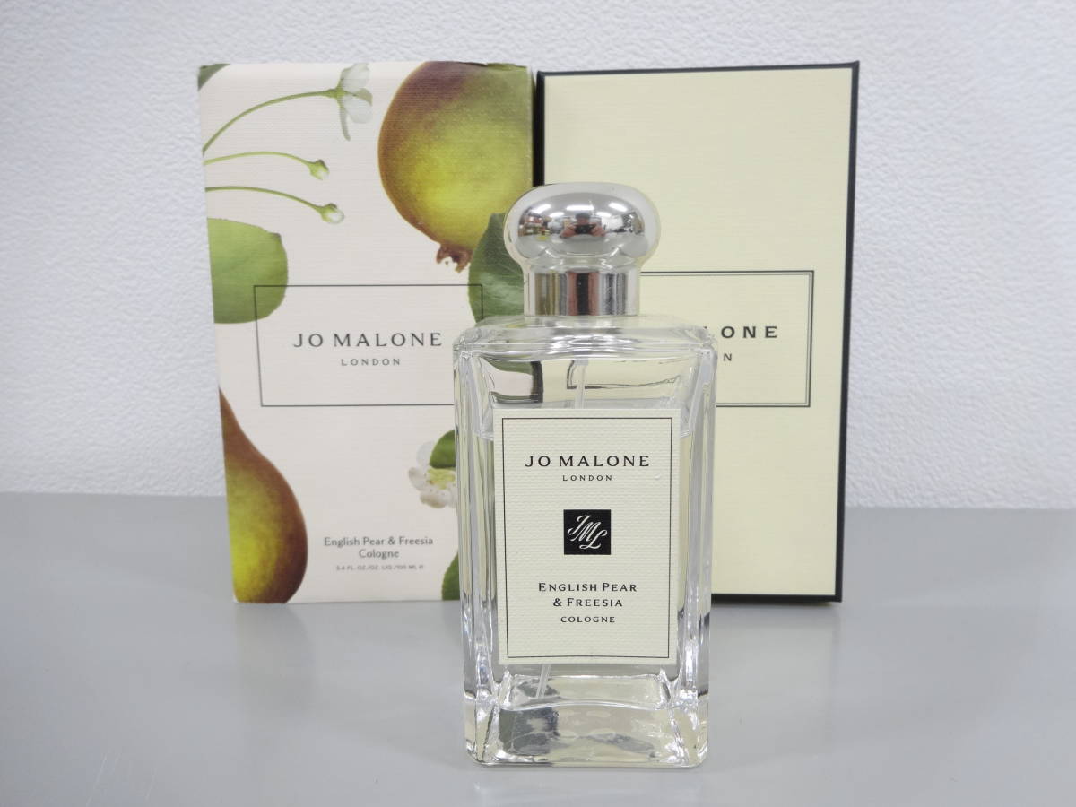 残量8割程度 JO MALONE ジョーマローン ENGLISH PEAR & FREESIA イングリッシュペアー＆フリージア コロン 100ml 香水 フレグランス_画像1