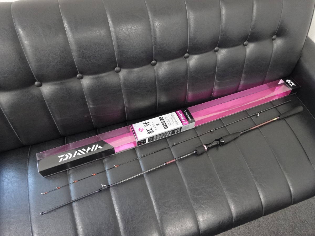 美品 DAIWA ダイワ KOHGA 紅牙 X 69MHB-S タイラバロッド スタンダードベイトモデル 2ピース 竿 ロッド 釣り 釣具 フィッシング_画像1