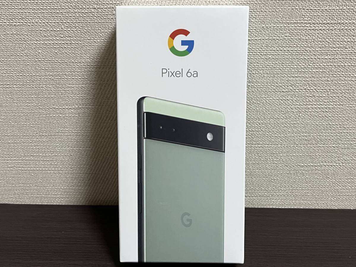 新品未使用品/即決:送料無料『Google Pixel 6a 128GB Sage セージ SIMフリー 国内正規品 本体 端末』_画像1