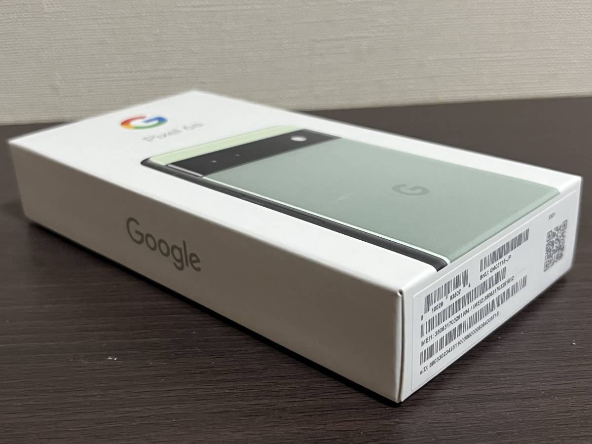 新品未使用品/即決:送料無料『Google Pixel 6a 128GB Sage セージ SIMフリー 国内正規品 本体 端末』_画像9