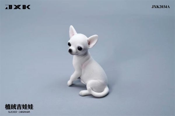 JXK チワワ 可愛い 犬 動物 リアル フィギュアPVC プラモデル 大人のおもちゃ 模型 6cm級 スタチュー 犬好き 誕生日 プレゼント 置物 2034Aの画像3