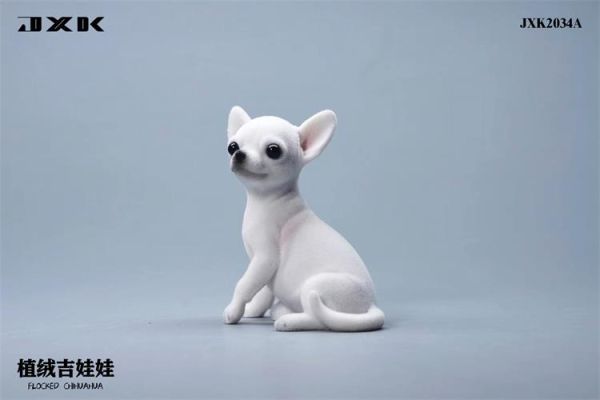 JXK チワワ 可愛い 犬 動物 リアル フィギュアPVC プラモデル 大人のおもちゃ 模型 6cm級 スタチュー 犬好き 誕生日 プレゼント 置物 2034Aの画像2