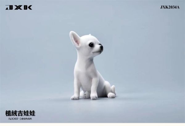 JXK チワワ 可愛い 犬 動物 リアル フィギュアPVC プラモデル 大人のおもちゃ 模型 6cm級 スタチュー 犬好き 誕生日 プレゼント 置物 2034Aの画像4
