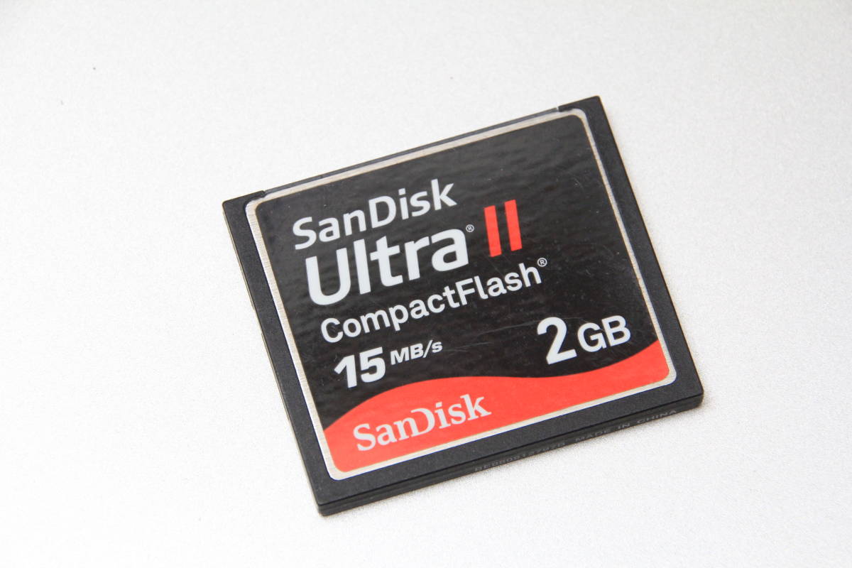 2GB CFカード　SanDisk Ultra ll　コンパクトフラッシュ　_画像1