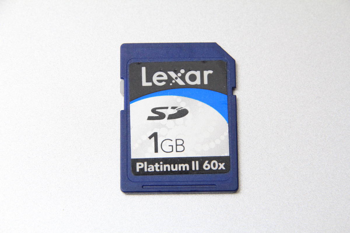 1GB SDカード　Lexar Platinum ll 60x_画像1