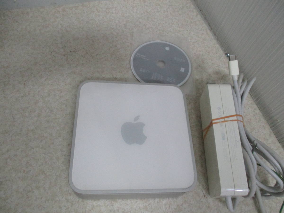 Aplle Mac Mini A1283+DVD10.6.2+アダプターA1188 純正コード付 ★ NO:583_画像1