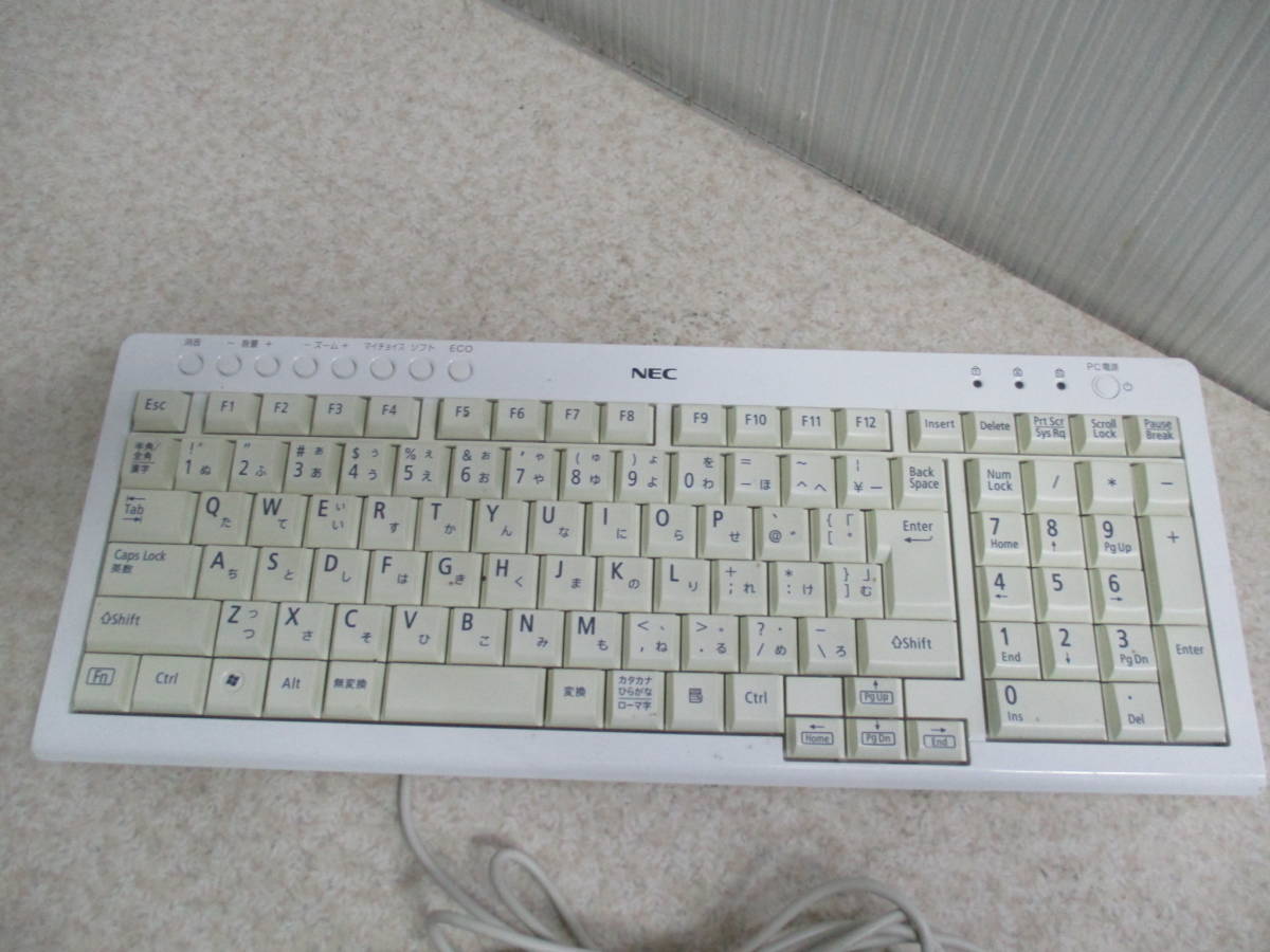 ジャンク品★NEC キーボード　/No:646_画像1