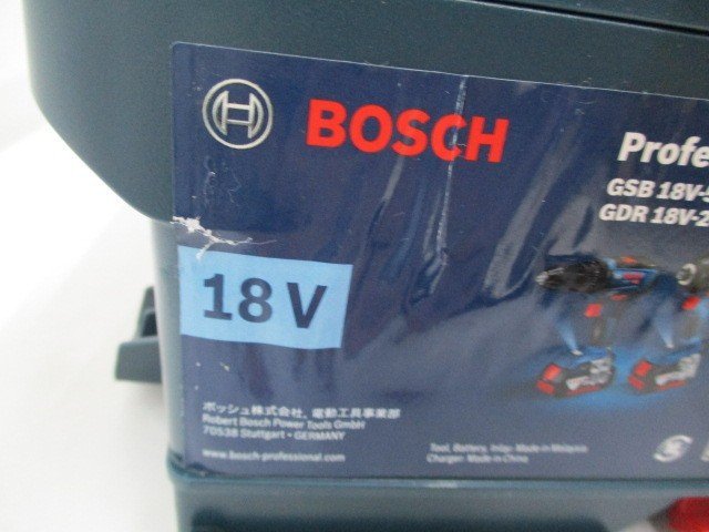 ボッシュ コードレス インパクトドライバー GDR18V-200H + コードレス 振動ドライバードリ GSB18V-55 GDR18V200GSBN 青 未使用品_画像8