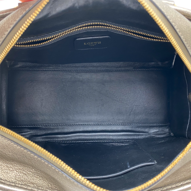 LOEWE ロエベ　アマソナ28　ゴールド　ハンドバッグ　中古AB【辻屋質店B2169】_画像7