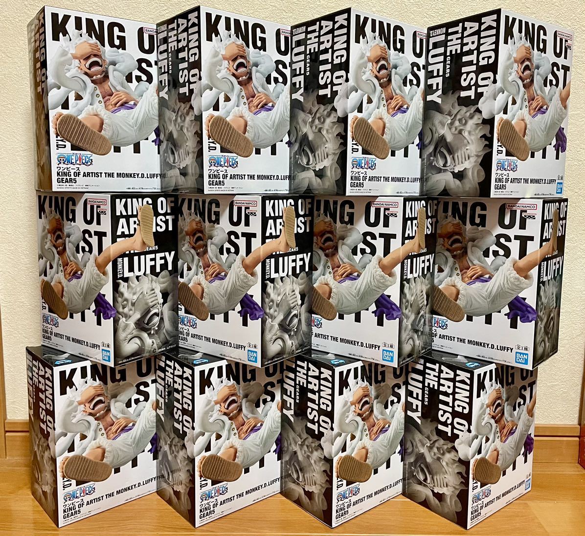 【送料無料】ONEPIECEワンピース KING OF ARTIST THE MONKEY.D.LUFFY GEAR5 ルフィ ギア5 ニカ  フィギュア 12個セット！