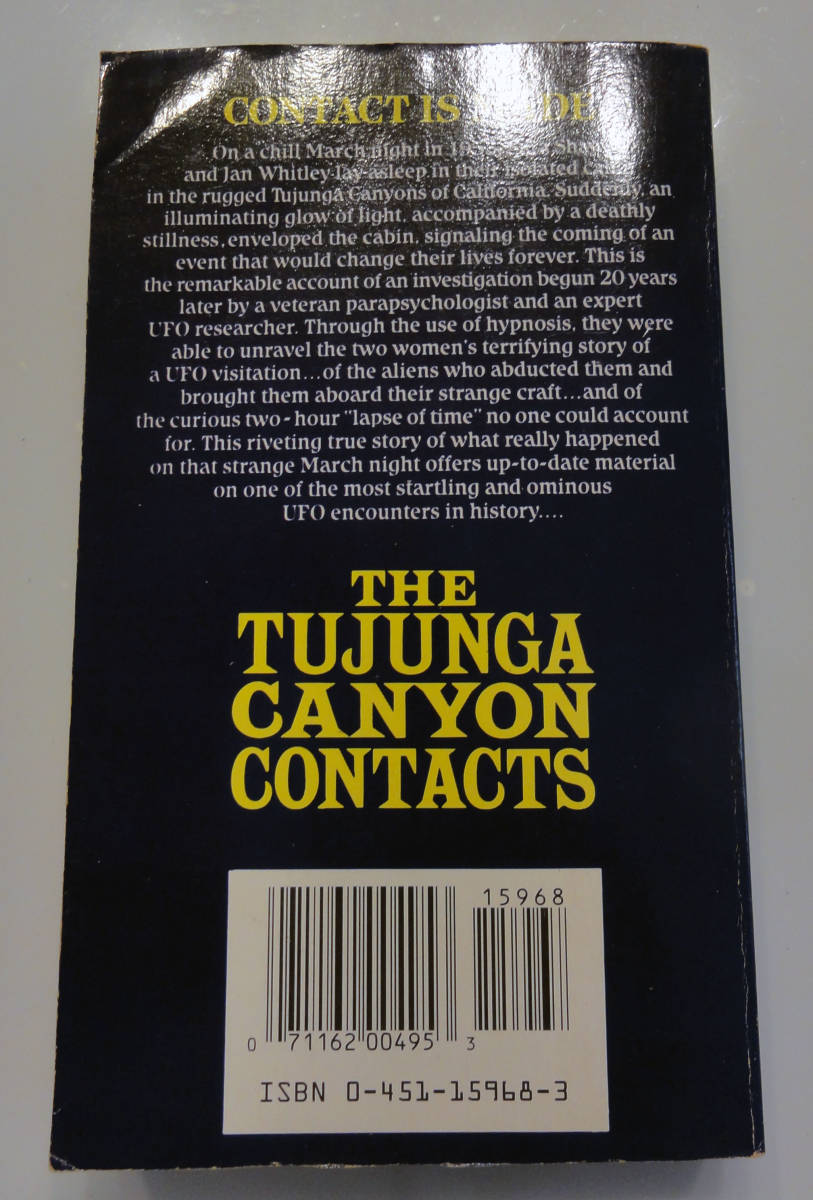 UFO 洋書　THE TUJUNGA CANYON CONTACTS / ANN DRUFFEL AND D.SCOTT ROGO_画像2