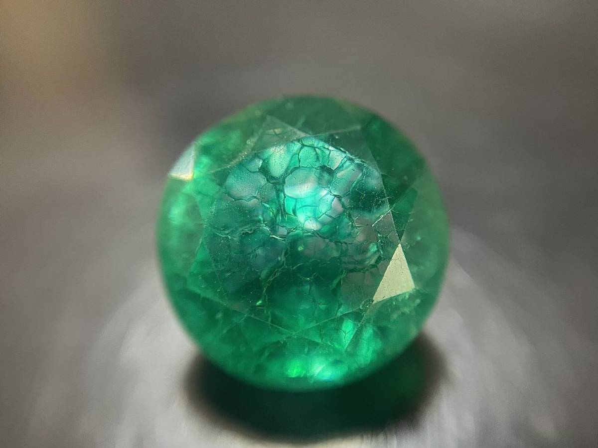 コロンビア産 天然エメラルド ルース 0.37ct-