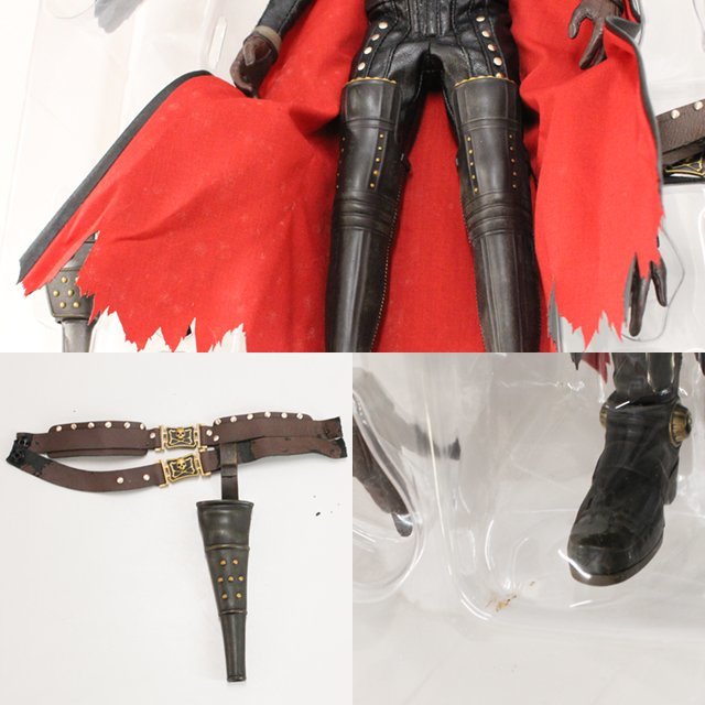 《中古》Hot Toys キャプテンハーロック ムービーマスターピース 1/6スケール 可動式フィギュア 髑髏の椅子付き 難あり 松本零士（西）_画像3