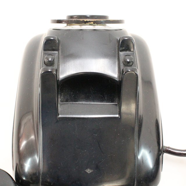 《中古》昭和レトロ 黒電話(1) ダイヤル式 未チェック品 オブジェ 沖電気工業 日立 Taiko （西）の画像4