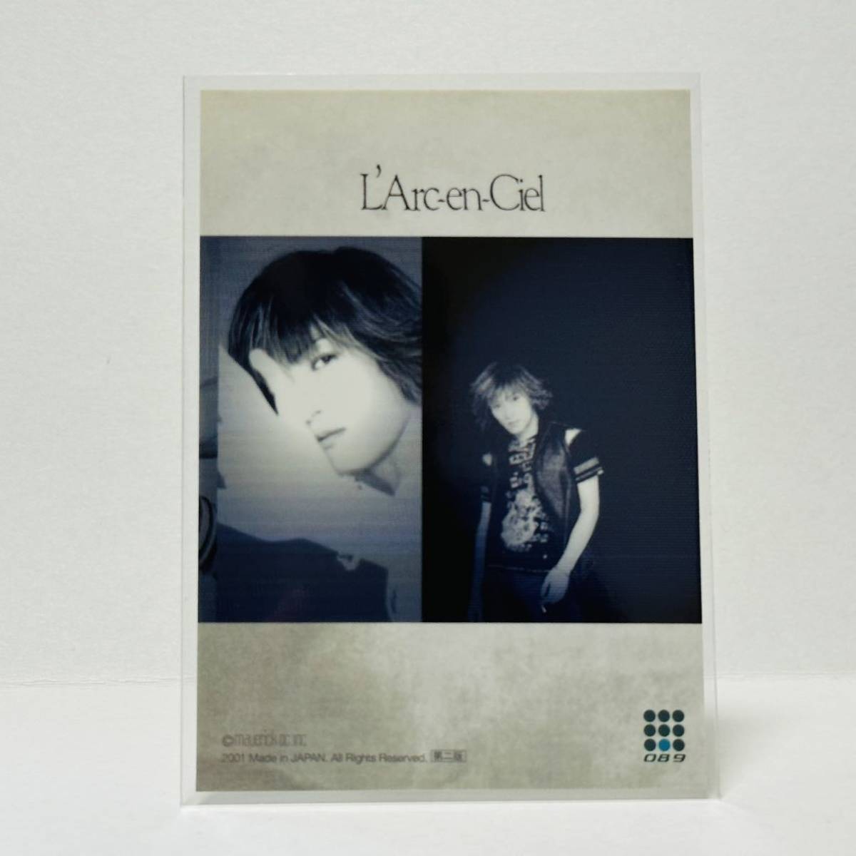 L'Arc~en~Ciel TRADING CARD PERFECT COLLECTION 再販 No.089 LIVE TOUR'98 LIGHT MY FIRE ＂tetsu＂_画像2