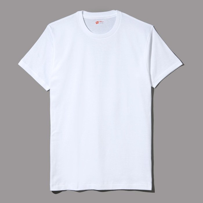 Hanes ヘインズ HM2135G 赤ラベル 3枚セット Tシャツ 半袖 無地 丸首 クルーネック 白 L メンズ 人気 おすすめ　新品_画像3