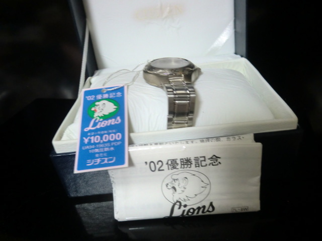 西武 ライオンズ 2002 優勝記念 シチズン 腕時計 レディース用 未使用品_画像2