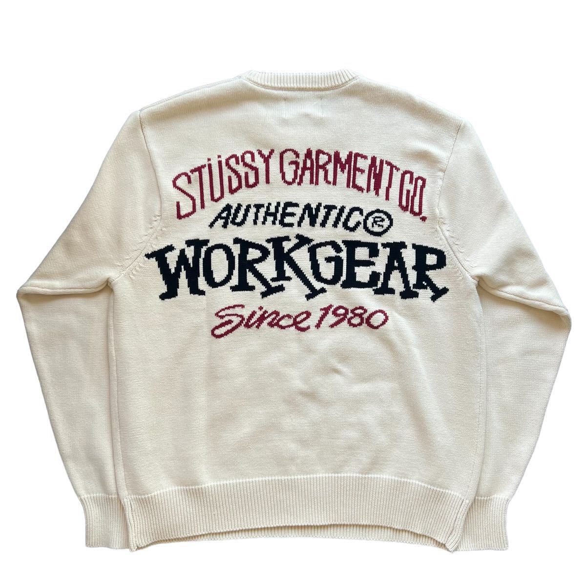 23fw stussy AUTHENTIC WORKGEAR SWEATER ステューシー ワークギア スウェット ニット