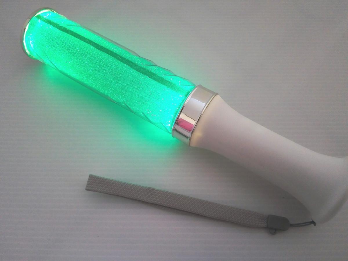 B01267*6 pcs set * new goods unused * Star Saber very thick * green / green * concert * Live * Event * penlight * stick light * translation equipped 