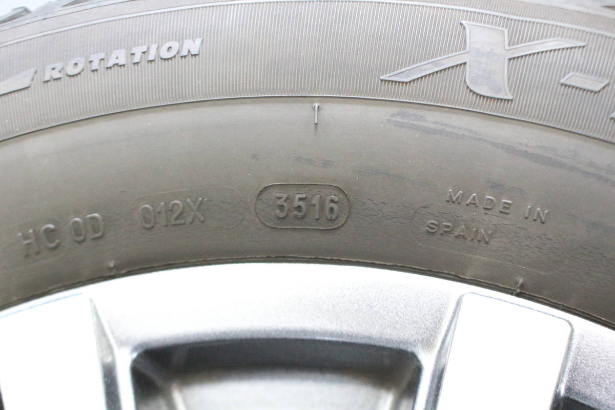 2346【美品】MICHELIN ミシュラン　X-ICE XI3　215/65R16　2016年製　YOKOHAMA YFC GRASS アルミ　PCD114.3　アルファード/ヴェルファイア_画像9