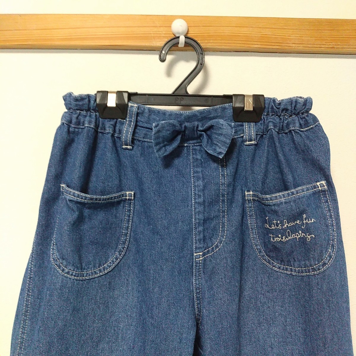  Toro wa Lapin (KP) Denim широкий брюки 140 джинсы 