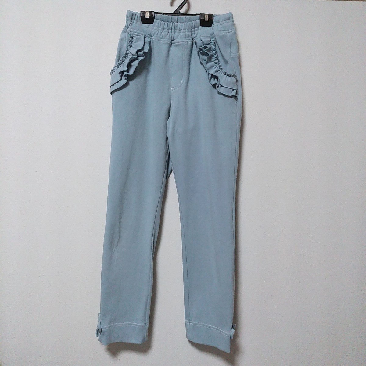  Toro wa Lapin (KP) кромка лента карман оборка брюки 140 бледно-голубой 
