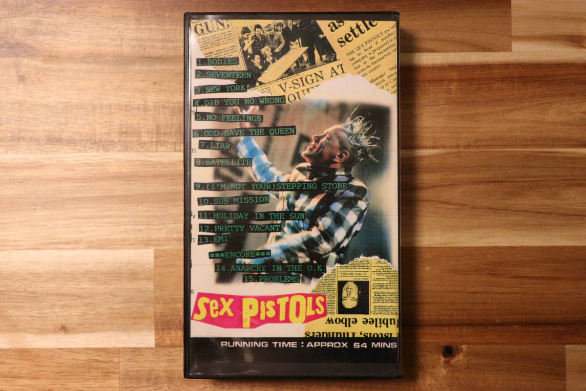 VHS SEX PISTOLS MILAN ITALY 7.11 1996 ライヴ ビデオテープ セックスピストルズ_画像2