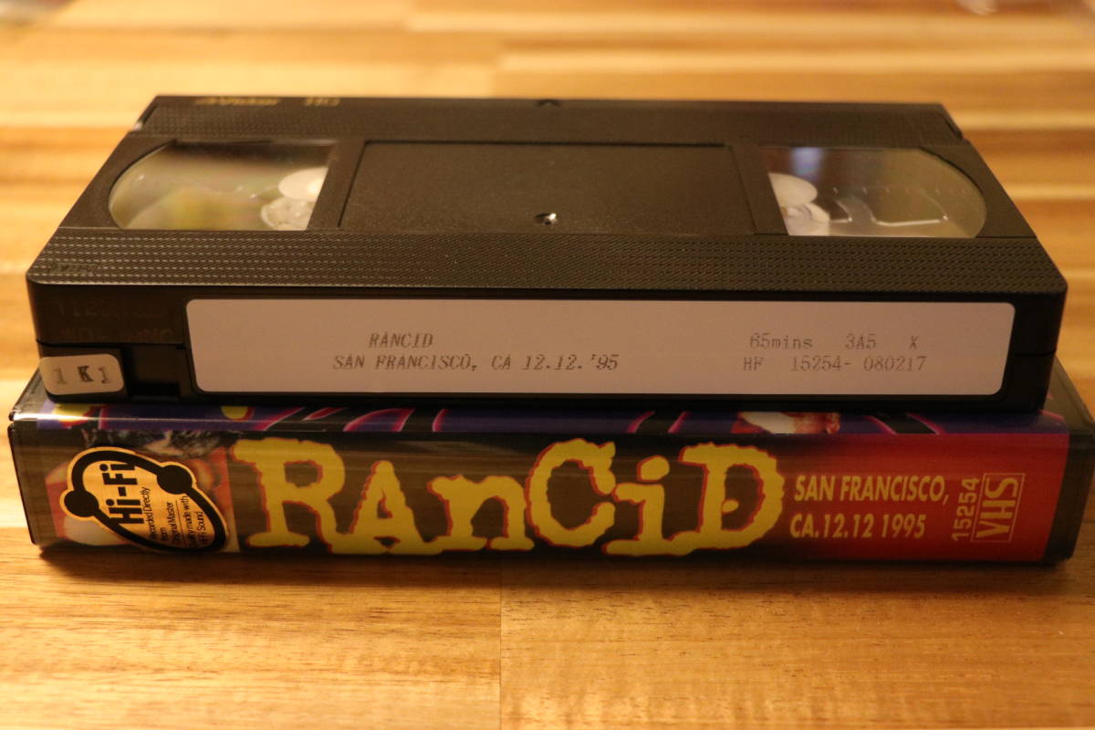 VHS RANCID SAN FRANCISCO 12.12 1995 ライブ ・ ライヴ ビデオテープ ランシド_画像3