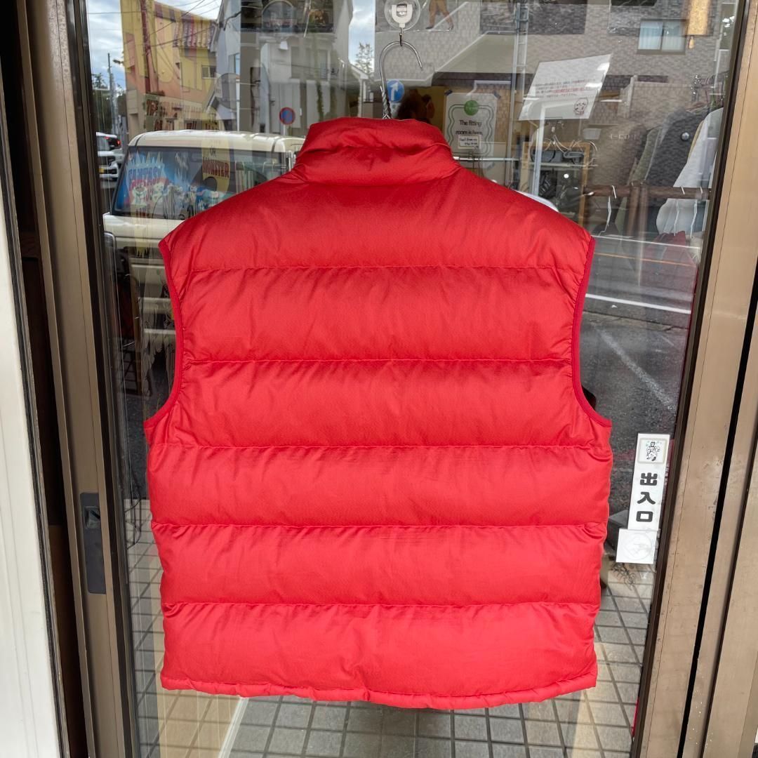 古着 Patagonia パタゴニア ダウンベスト オレンジ Lサイズ アメカジ アウトドア ゴールデンサイズ 84630F4_画像3