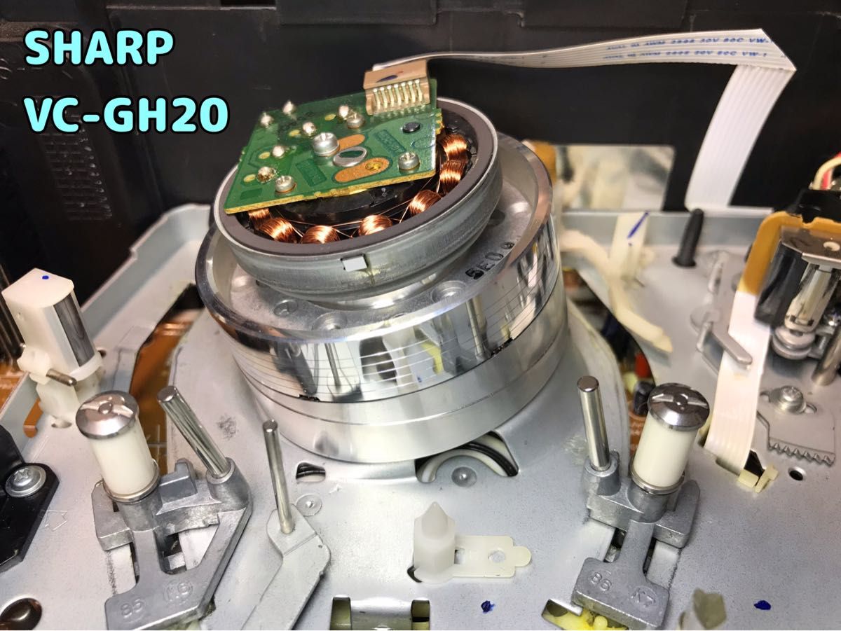 極美品】SHARP VC-GH20 VHSビデオデッキ リモコン付 極美品】SHARP VC-GH20 VHSビデオデッキ リモコン付