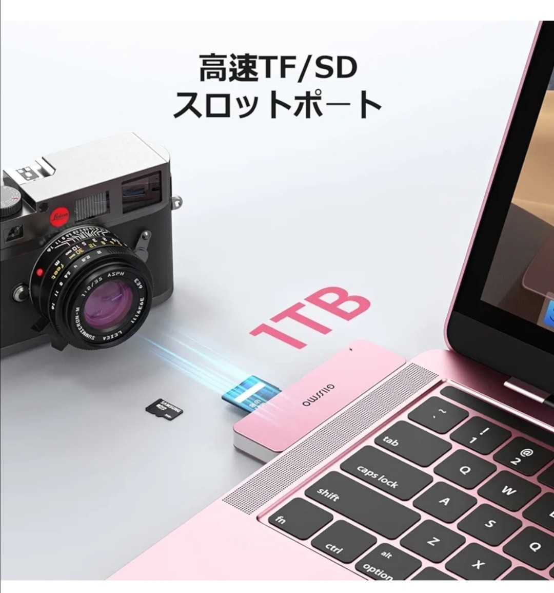 Macbook Air ハブ USB Type C ハブ 6-IN-2