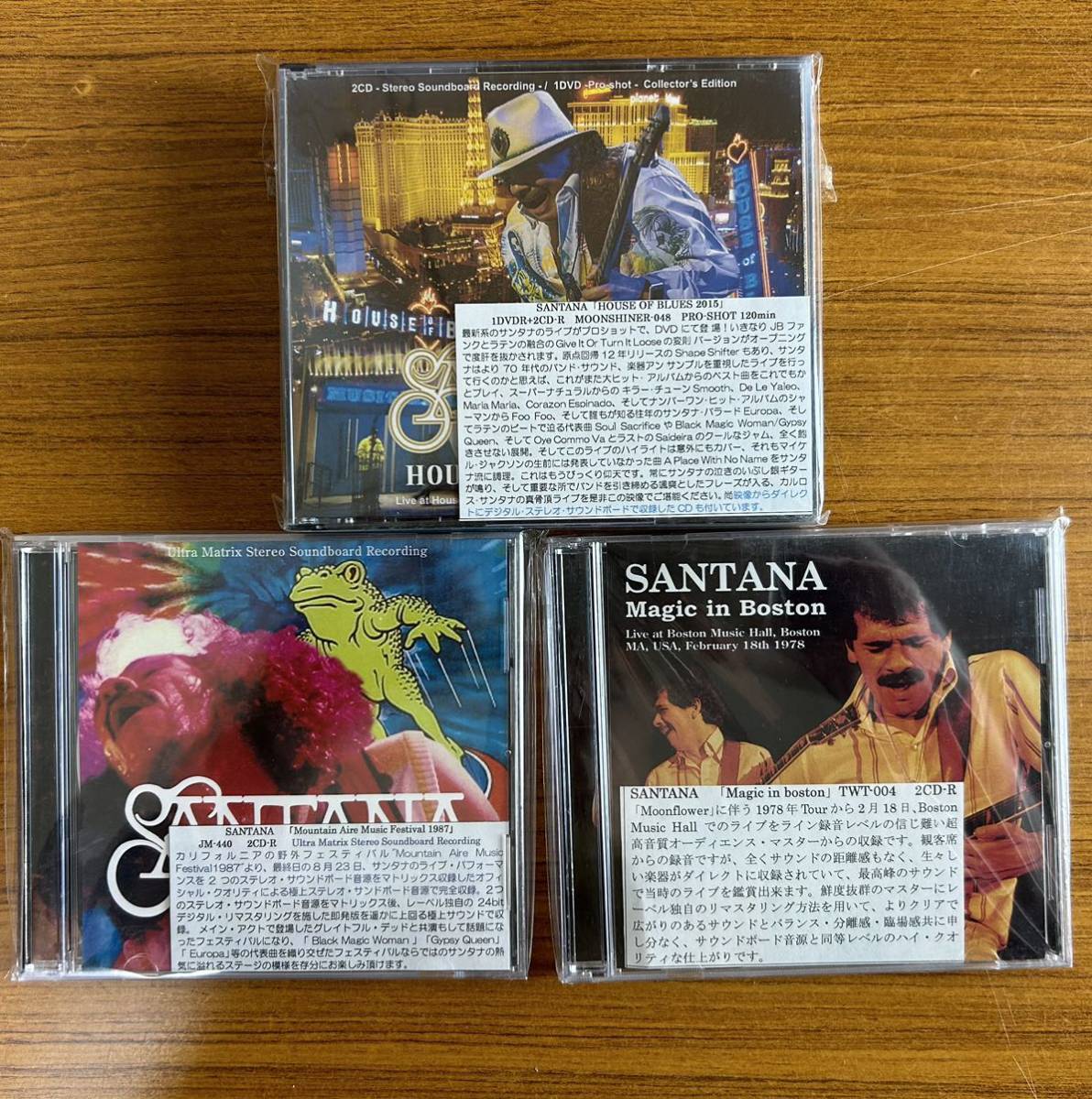 【未使用】SANTANA/LIVE ４種6CD +DVD【unused/deadstock】_画像1