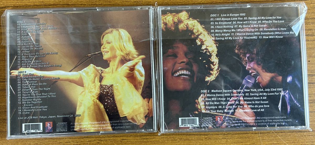 LIVE＋Rare【未使用】Madonna/B.tyler/Streisand/W.Houston/Bjork/Olivia/Muldaur/Aretha/N.Jones１０種１６CD_画像5