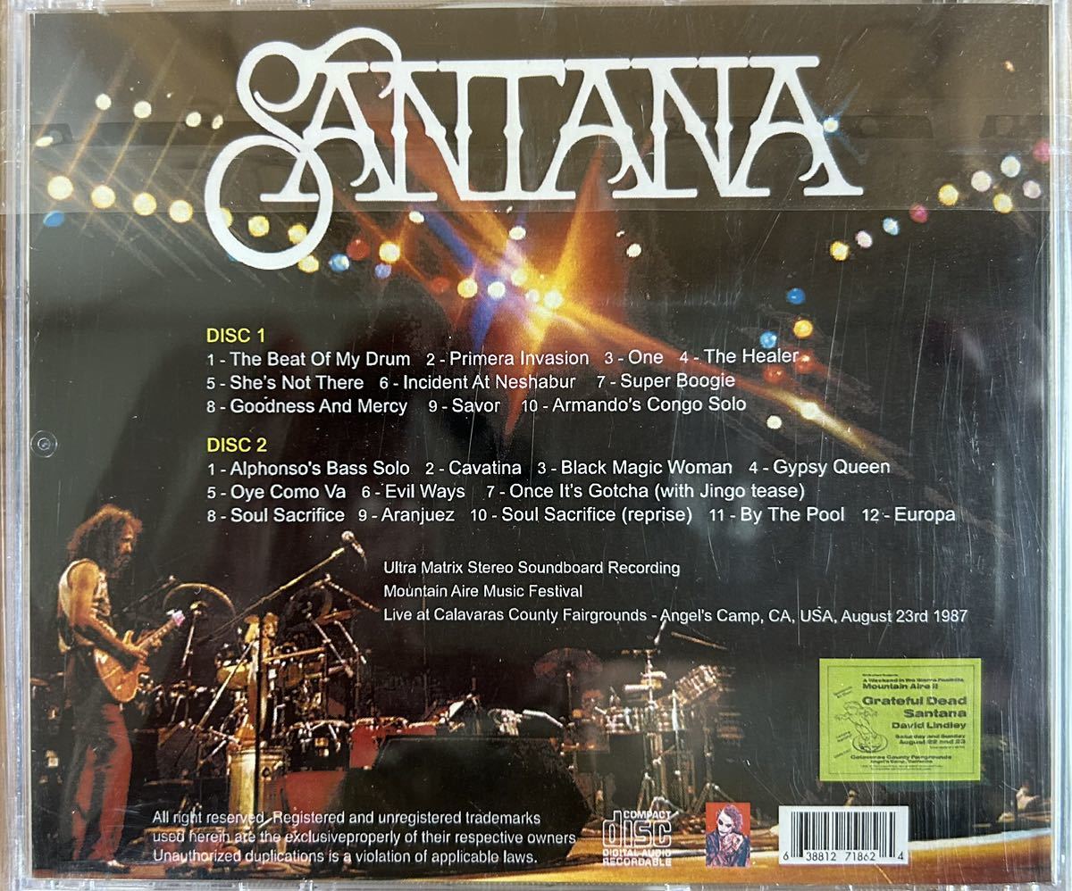 【未使用】SANTANA/LIVE ４種6CD +DVD【unused/deadstock】_画像4