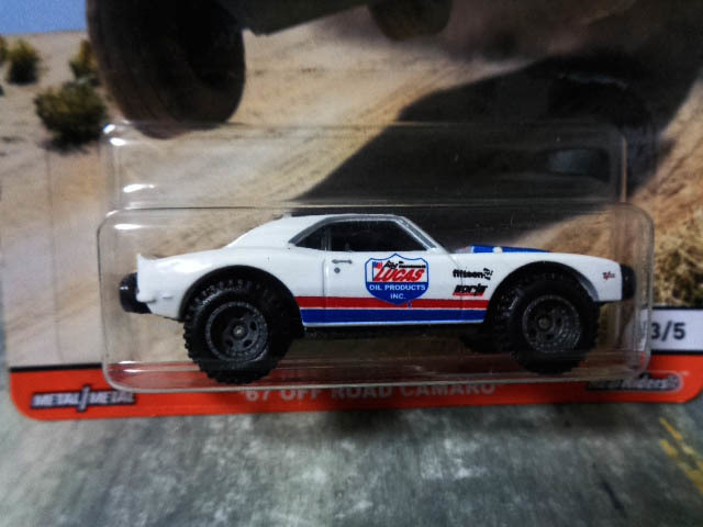 HotWheels PREMIUM WILD TERRAIN '67 OFF ROAD CAMARO　ホットウィール プレミアム ワイルドテレーン 1967 オフロード カマロ　　　///(9)_画像2