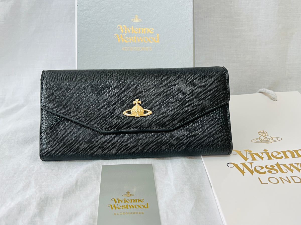 Vivienne Westwood 三つ折り財布 黒 ヴィヴィアン Yahoo!フリマ（旧）-