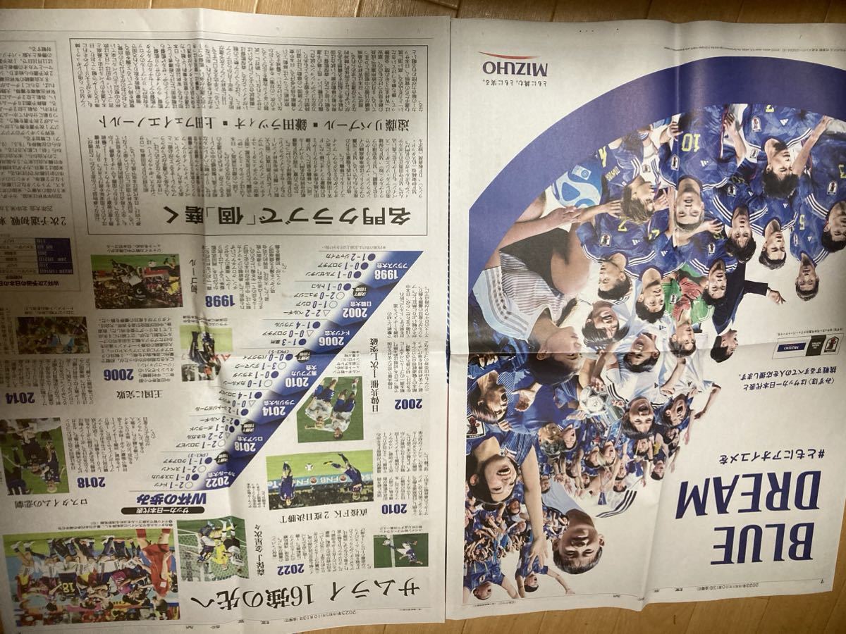 読売新聞 折込　田中碧　久保健英 三笘薫 サッカー日本代表 記事 8面 2023.10.13朝刊　１６２×５４ｃｍ_画像5