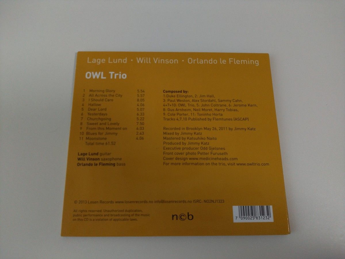 Lage Lund OWL Trio ラーゲ・ルンド
