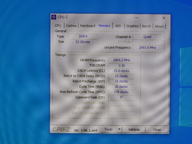 メモリ サーバーパソコン用 1.20V Samsung PC4-17000P(DDR4-2133P) ECC Registered 8GBx4枚 合計32GB 起動確認済です M393A1G40DB0-CPB0Q③_画像5