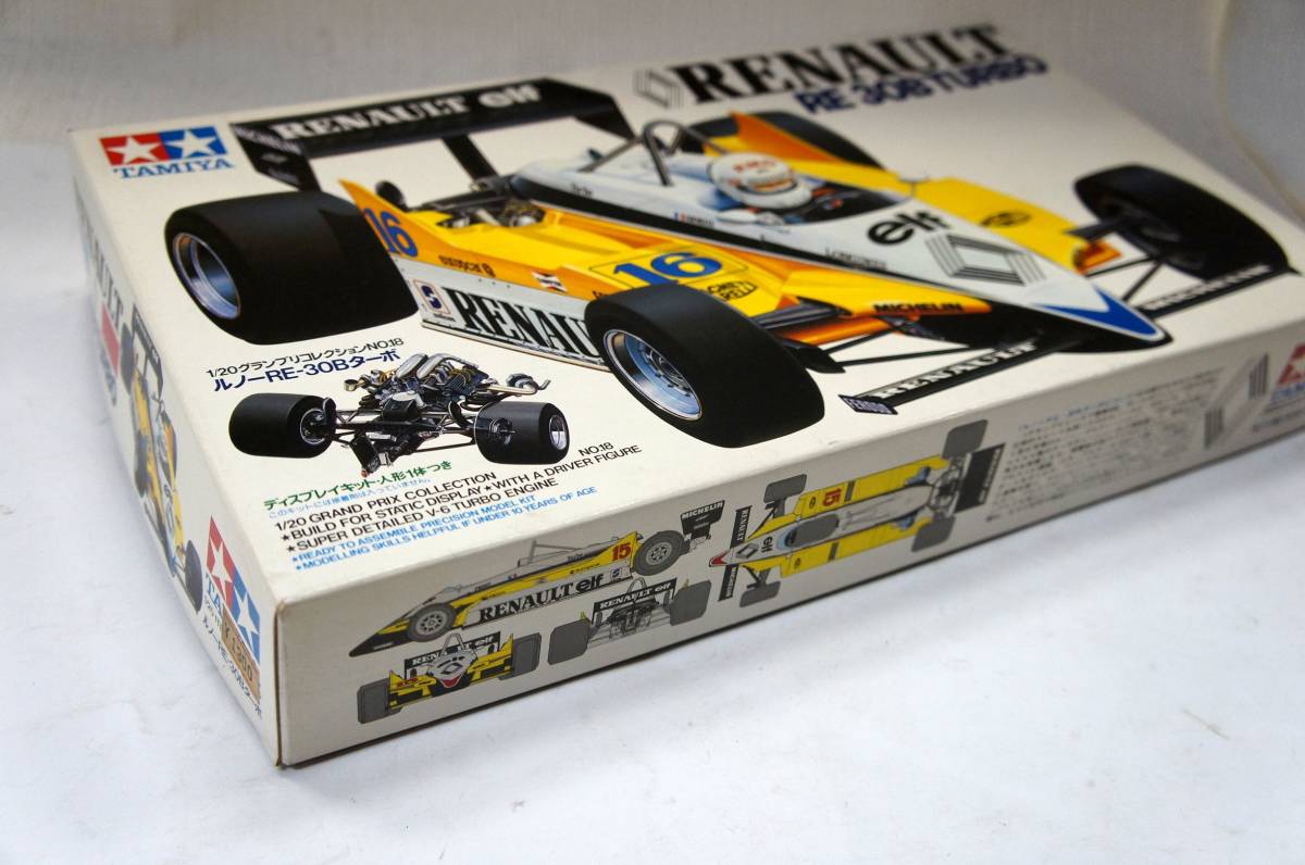 タミヤ 1/20 グランプリコレクションNO.18 ルノーRE-30ターボ / RENAULT RE30B TURBO _画像3