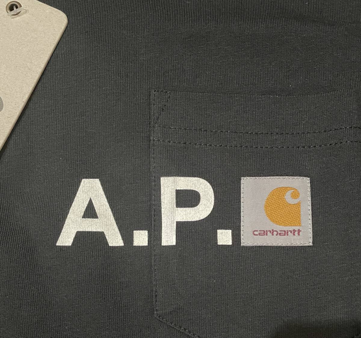 ★半額以下★　新品 A.P.C. カーハート Tシャツ APC アーペーセー carhart WIP コラボ TShirt TEE 半袖 ショートスリーブ_画像2