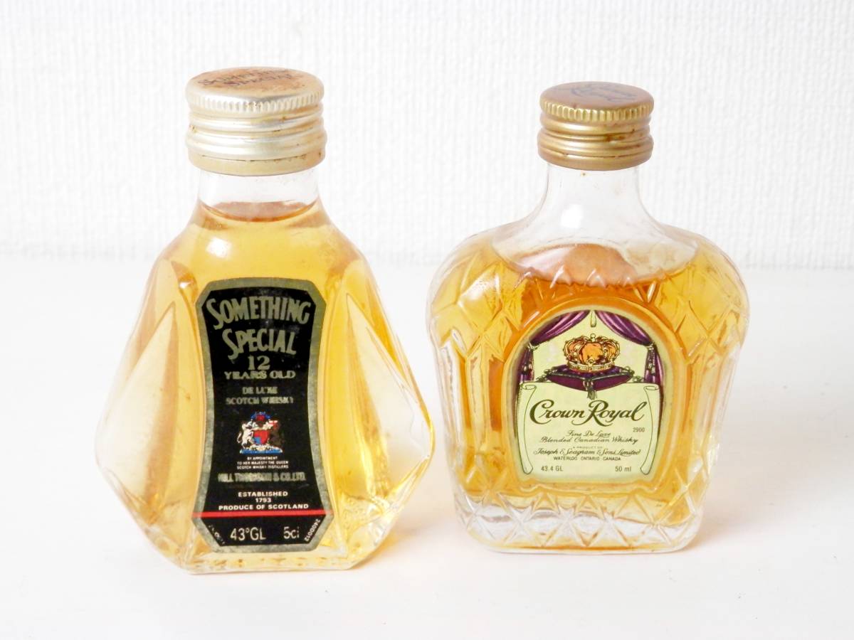 【古酒】something special 5cl / クラウン ローヤル 50ml ミニボトル_画像1