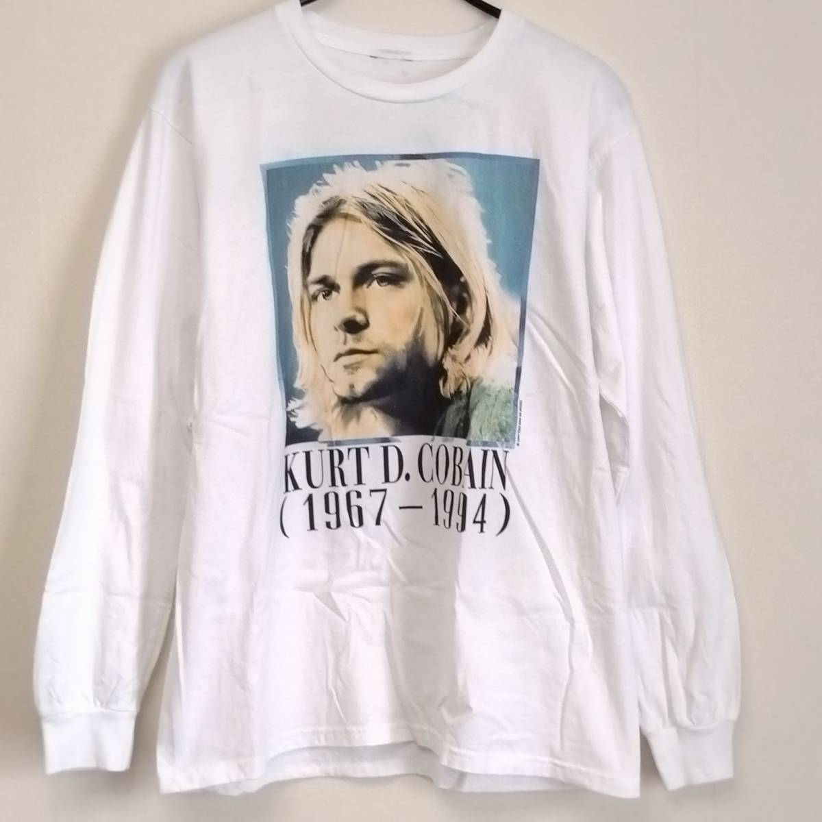 カートコバーン 追悼長袖Tシャツ ロンT KURT COBAIN ニルバーナNIRVANA カートコバーン 追悼長袖Tシャツ ロンT KURT COBAIN ニルバーナNIRVANA