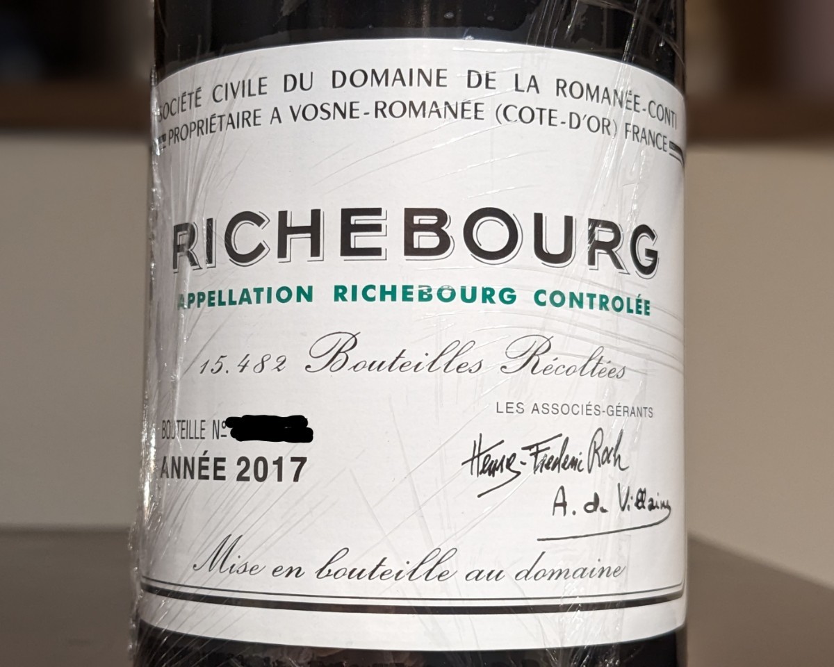 DRC RICHEBOURG（リシュブール）2017 ファインズ_画像1