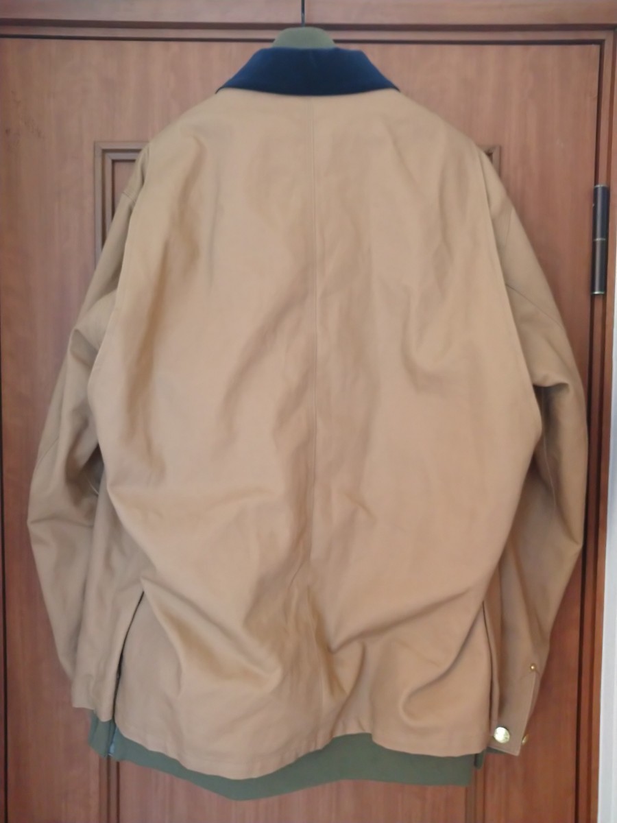 新品 size2 23AW sacai × Carhartt WIP Canvas x MA-1 Jacket Michigan ジャケット ブルゾン サカイ カーハート ワークジャケット_画像3