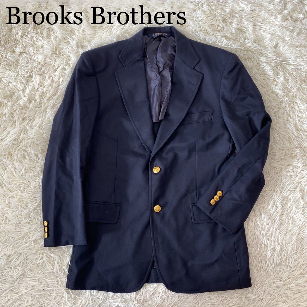 新品】Brooks Brothers ロロピアーナ 紺ブレ ブレザー-