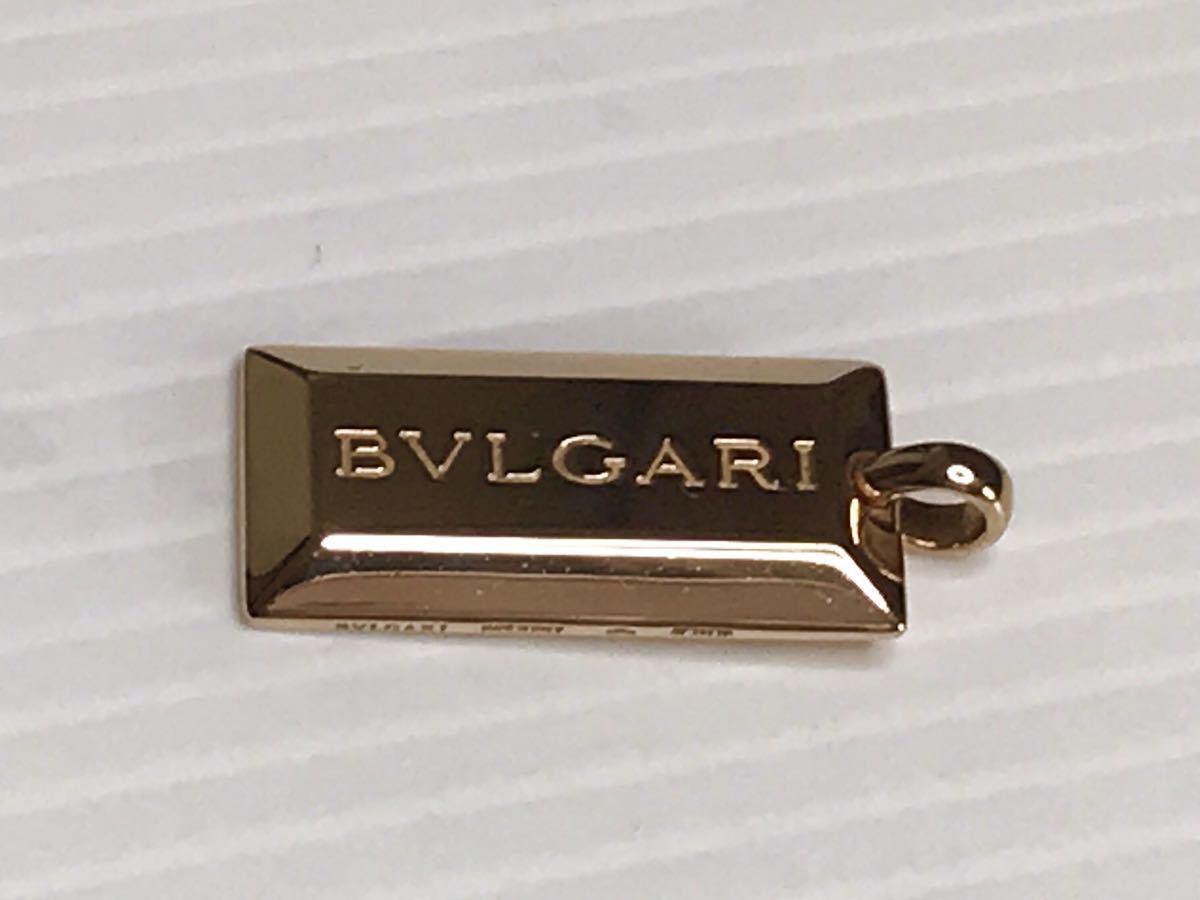 ブルガリ BVLGARI インゴット ペンダントトップ 18金 K18
