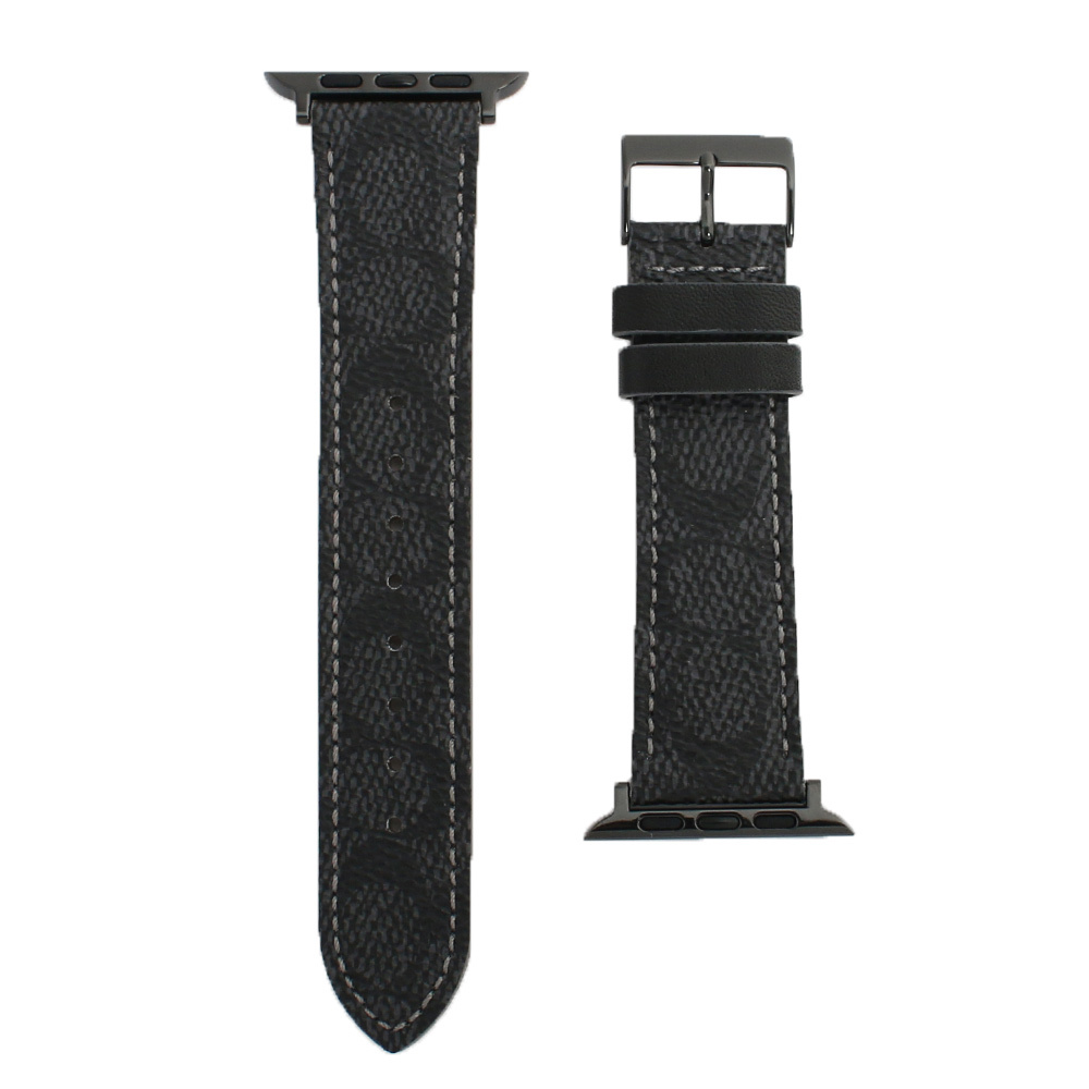 正規通販 COACH コーチ アップルウォッチ ブラック 対応 44mm 42mm